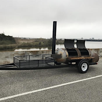 pit smoker trailer